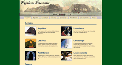 Desktop Screenshot of napoleonprisonnier.com