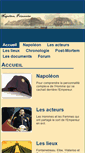 Mobile Screenshot of napoleonprisonnier.com