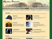Tablet Screenshot of napoleonprisonnier.com